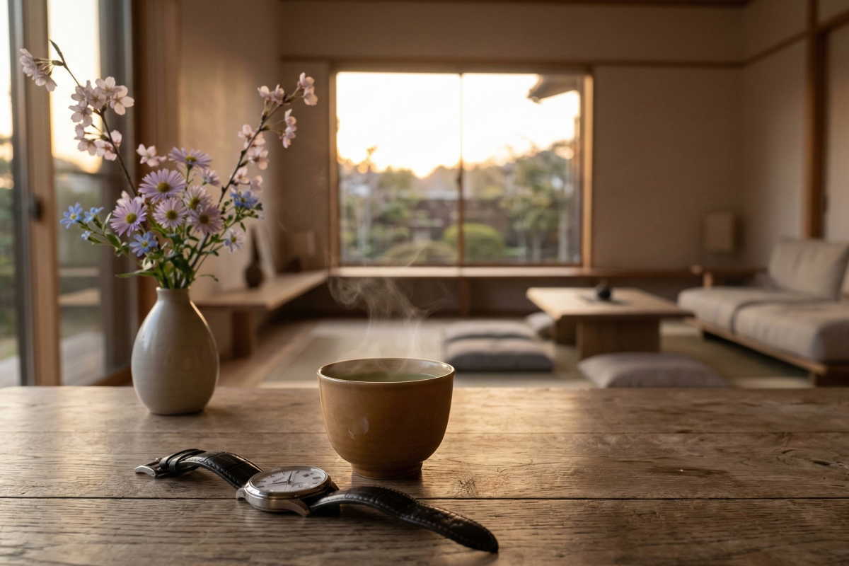 時計を外して過ごす穏やかな自宅葬の風景